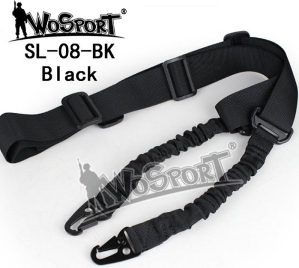 WOSPORT AMERICAN DOUBLE POINT STANDARD SLING BLACK