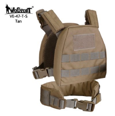 WOSPORT CHILD TACTICAL VEST SMALL TAN Arsenal Sports