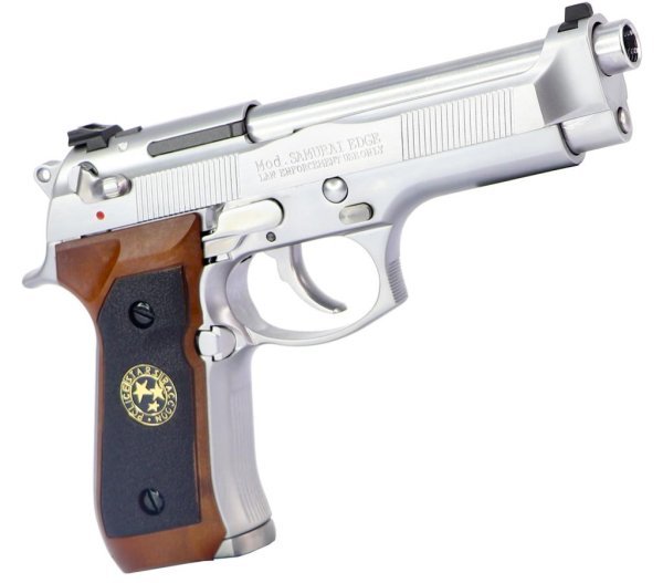 WE GBB M92 G2 S.T.A.R.S. FULL-AUTO BLOWBACK AIRSOFT PISTOL SILVER