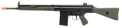 WE / ARMORER WORKS / CYBERGUN GBBR G3A3 FULL AUTO BLOWBACK AIRSOFT RIFLE OD GREEN Arsenal Sports