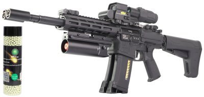 CLASSIC ARMY AEG DT4 NEMESIS AIRSOFT RIFLE BLACK COMBO Arsenal Sports