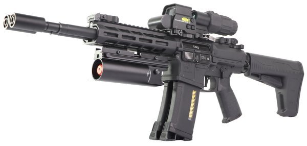 CLASSIC ARMY AEG DT4 NEMESIS AIRSOFT RIFLE BLACK COMBO