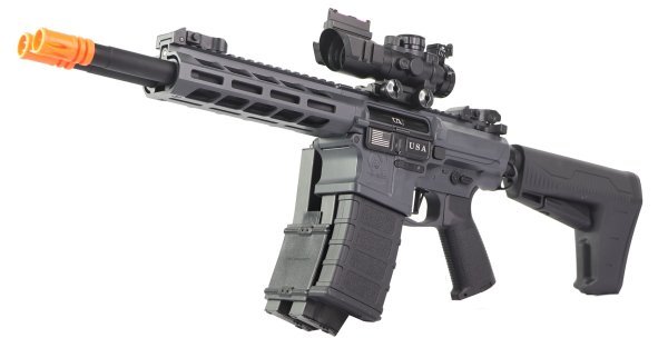 CLASSIC ARMY AEG DT4 NEMESIS AIRSOFT RIFLE GREY COMBO