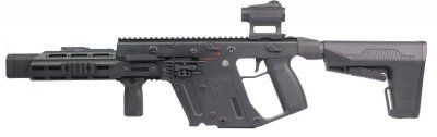 KRISS VECTOR AEG SMG RIFLE BY KRYTAC AND ANGRYGUN BLACK Arsenal Sports