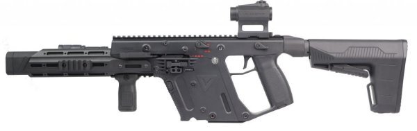 KRISS VECTOR AEG SMG RIFLE BY KRYTAC AND ANGRYGUN BLACK