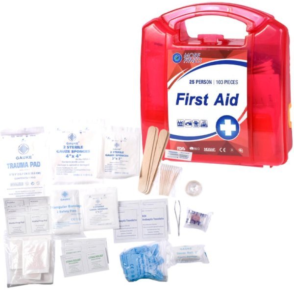 MORE FITNESS FIRST AID - KIT PRIMEIROS SOCORROS - GK01008 - 103 PCS