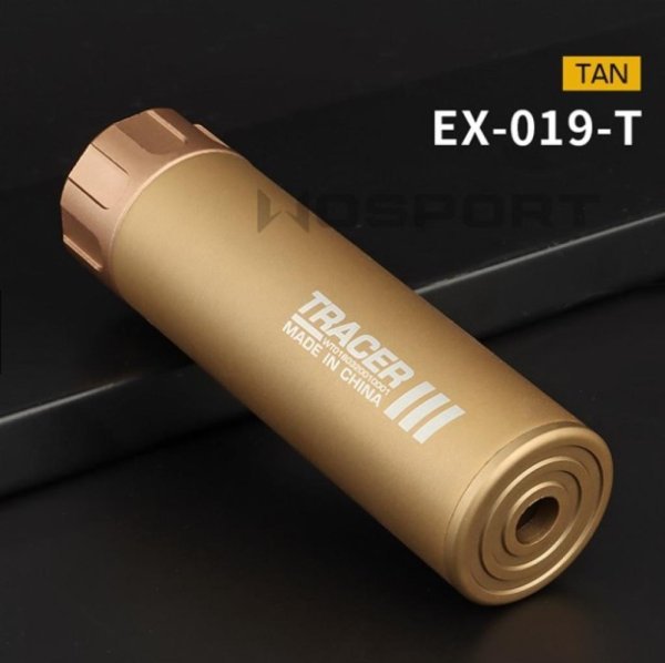 WOSPORT TRACER FLASH 13.2CM 14MM CCW REMOVABLE BATTERY TAN