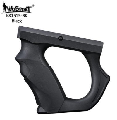 WOSPORT GRIP TACTICAL WOSPORT TACTICAL FRONT GRIP FOR PICATINNY 20MM RAIL BLACKBLACK Arsenal Sports