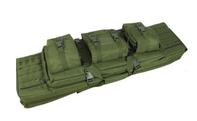 WOSPORT RIFLE BAG DOUBLE COMPARTMENTS 107CM ODE GREEN Arsenal Sports