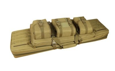 WOSPORT RIFLE BAG DOUBLE COMPARTMENTS 107CM TAN Arsenal Sports
