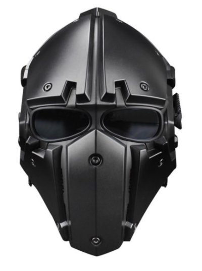WOSPORT FULL FACEMASK TACTICAL HELMET WITH FAN OBSIDIAN BLACK Arsenal Sports