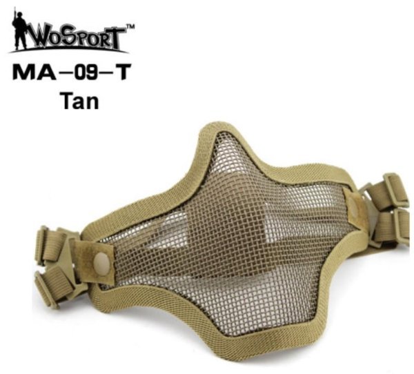 WOSPORT V1 DOUBLE BAND SCOUTS MASK TAN