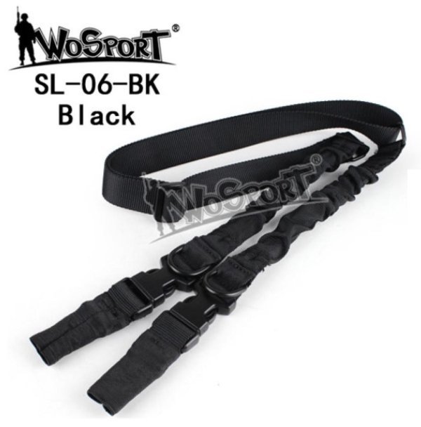 WOSPORT AMERICAN DOUBLE POINT CORD SLING BLACK
