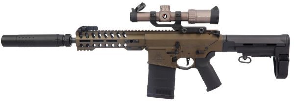 ARES AEG AR-308S AIRSOFT RIFLE BRONZE COMBO