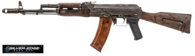APS AEG ASK201 AK-47 BATTLE WORN VERSION FULL METAL BLOWBACK AIRSOFT RIFLE WOOD Arsenal Sports