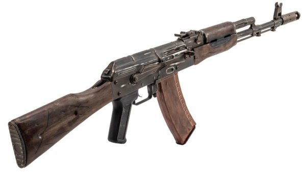 APS AEG ASK201 AK-47 BATTLE WORN VERSION FULL METAL BLOWBACK AIRSOFT RIFLE WOOD