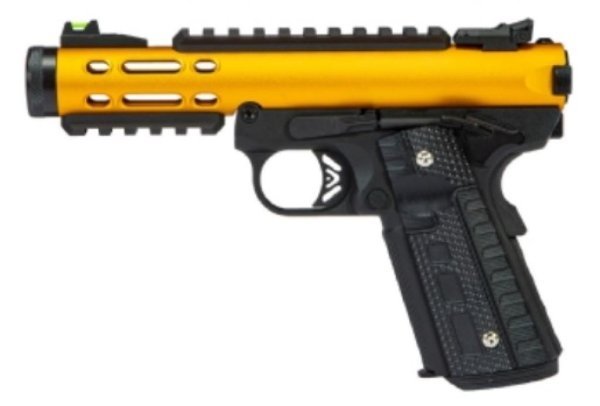 WE GBB GALAXY 1911 SERIES TYPE A BLOWBACK AIRSOFT PISTOL GOLD