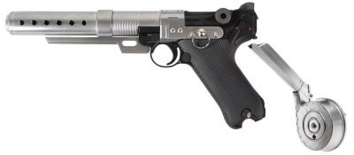 ARMORER WORKS GBB P08 STAR WARS ROGUE ONE AW-K00003 BLOWBACK AIRSOFT PISTOL SILVER COMBO Arsenal Sports
