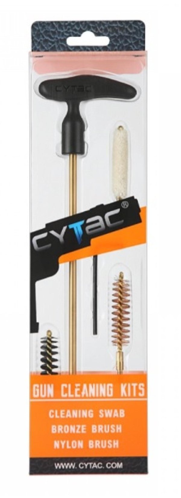 CYTAC CLEANING BRUSHES KIT .38 CAL / 9MM