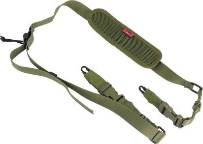 TACBULL TWO POINT SLING WITH LENGTH QUICK-ADJUST ADAPTER FOR RIFLES (WITH HOOKS) OD Arsenal Sports