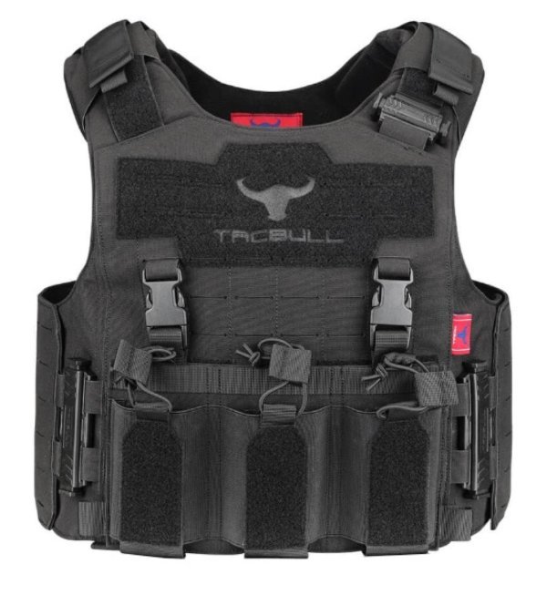 TACBULL COLETE ASSUALT TACTICAL PLATE CARRIER WITH FIRE-RETARDANT HEAVY-DUTY NYLON MATERIAL