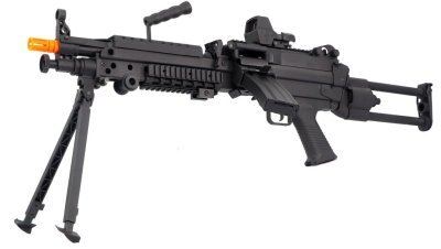 S&T ARMAMENT AEG M249 PARA SAW AIRSOFT RIFLE BLACK Arsenal Sports