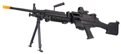 S&T ARMAMENT AEG M249 E2 SPORTLINE SAW AIRSOFT RIFLE BLACK Arsenal Sports