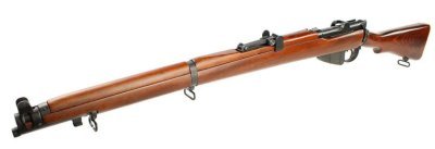S&T ARMAMENT SNIPER SPRING LEE ENFIELD Nº 1 MKIII REAL WOOD AIRSOFT RIFLE Arsenal Sports