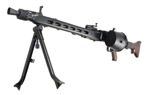 S&T ARMAMENT AEG MG42 FULL METAL WITH REAL WOOD BLACK
