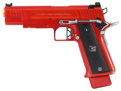ARMORER WORKS / EMG ARMS / SALIENT ARMS GBB DS 5.1 ALUMINIUM BLOWBACK AIRSOFT PISTOL RED Arsenal Sports