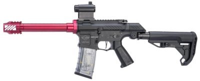 G&G AEG SSG-1 USR WITH VARIABLE ANGLE STOCK AND ETU AIRSOFT RIFLE RED Arsenal Sports