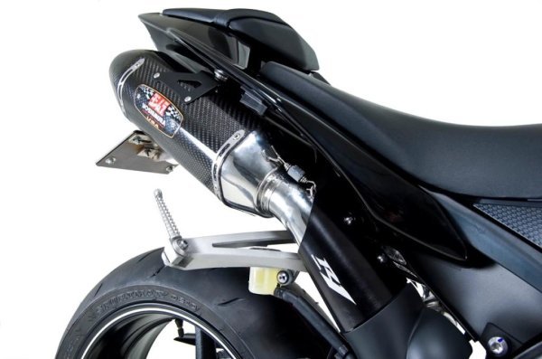 YOSHIMURA / YAMAHA SCAPE EXHAUST STAINLESS SLIP-ON WITH CARBON MUFFLERS FOR YZF-R1 2009 - 2014 R-77