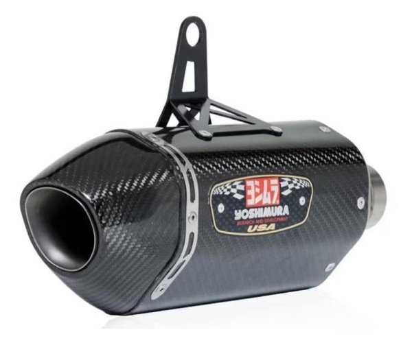 YOSHIMURA / BMW SCAPE EXHAUST STAINLESS SLIP-ON WITH CARBON MUFFLERS FOR S100RR - 2010