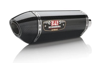 YOSHIMURA / SUZKI SCAPE EXHAUST STAINLESS SLIP-ON WITH CARBON MUFFLERS FOR GSX-R600 / R750 - R77D Arsenal Sports
