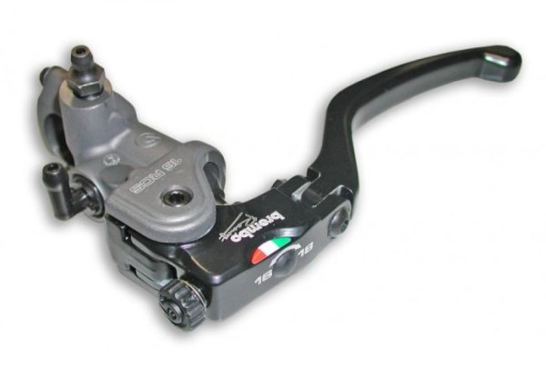 BREMBO RADIAL CLUTCH MASTER CYLINDER 16RCS FOLD-UP LEVER, 16-18 RATIO