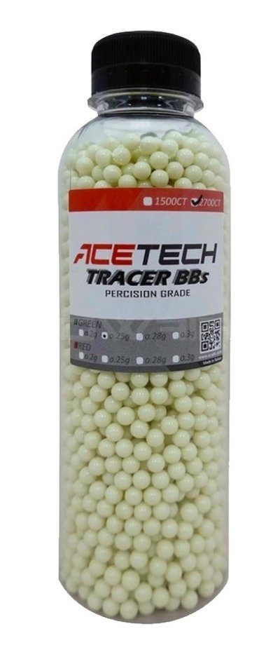 ACETECH GREEN TRACER BBS 0.25G / 2700R POTE Arsenal Sports