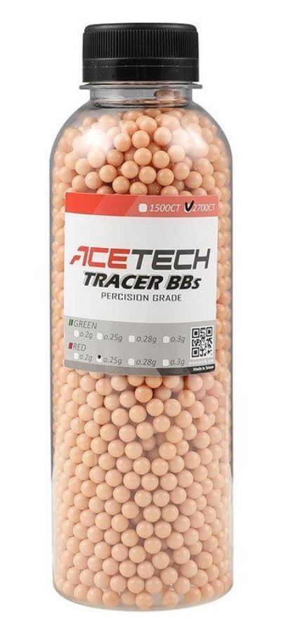 ACETECH BBS RED TRACER 0.25G / 2700R BOTTLE Arsenal Sports