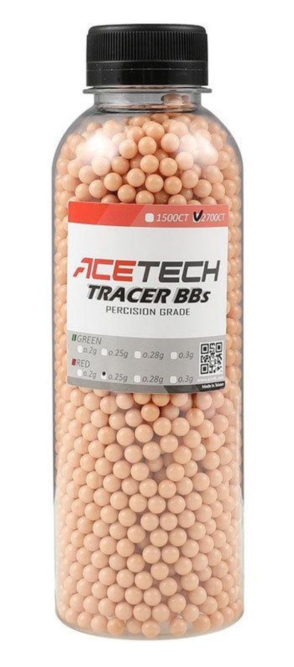 ACETECH BBS RED TRACER 0.25G / 2700R BOTTLE