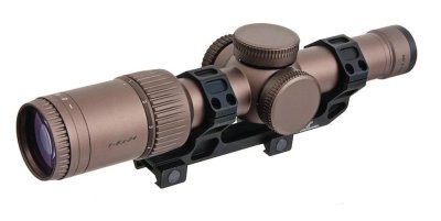 ARES SCOPE 1-6 x 24 WITH MOUNT ILLUMINATED FOR AR-308 BRONZE Arsenal Sports