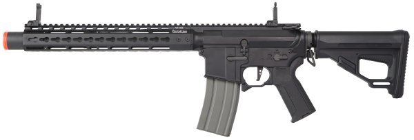 ARES / OCTARMS AEG M4 KM12 DMR 466 FPS AIRSOFT RIFLE BLACK COMBO