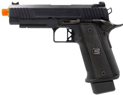 ARMORER WORKS / EMG ARMS / SALIENT ARMS GBB DS 4.3 ALUMINIUM BLOWBACK AIRSOFT PISTOL BLACK Arsenal Sports