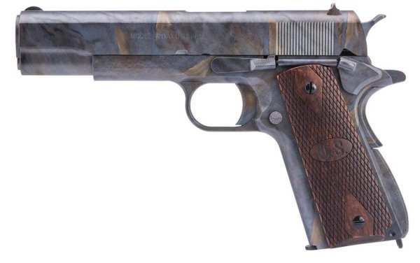 WE / ARMORER WORKS / CYBERGUN GBB 1911 AUTO-ORDNANCE BLOWBACK AIRSOFT PISTOL MARBLE FINISH
