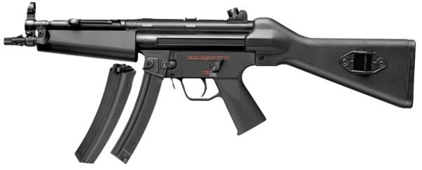 TOKYO MARUI AEG MP5 A4 BLOWBACK AIRSOFT SMG BLACK ( 01 MAGAZINE EXTRA )