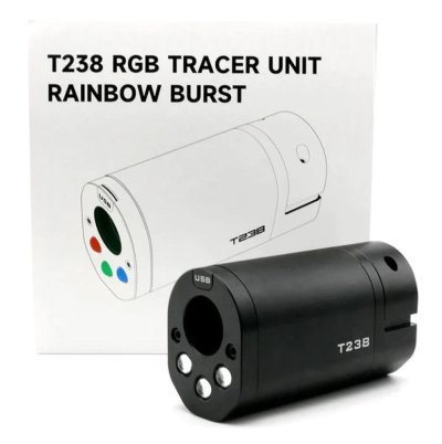 T238 TRACER UNIT RGB RAINBOW BURST FOR BB SHOTGUN / PAINTBALL Arsenal Sports
