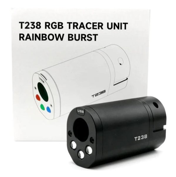 T238 TRACER UNIT RGB RAINBOW BURST FOR BB SHOTGUN / PAINTBALL
