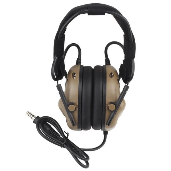 WOSPORT HEADSET GEN 5 WITH ADAPTER TAN