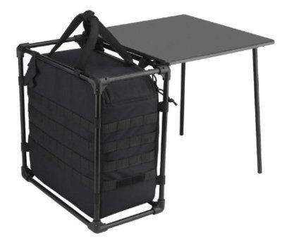 WOSPORT PORTABLE TABLE 2.0 TACTICAL BLACK Arsenal Sports