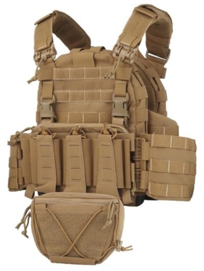 WOSPORT ARC TACTICAL VEST COYOTE BROWN Arsenal Sports