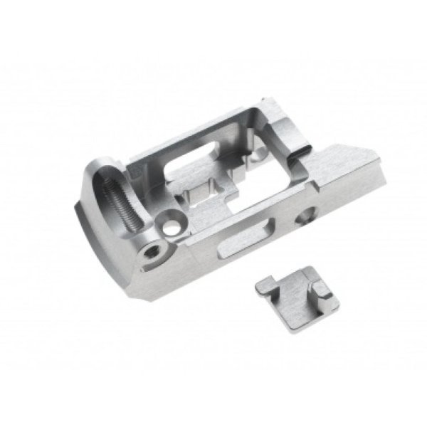 COWCOW TECHNOLOGY TRIGGER HOUSING ALUMINIUM FOR AAP01 SILVER