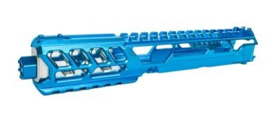 CTM-TAC FUKU-2 CNC UPPER RECEIVER KIT CUTOUT LONG FOR AAP01 BLUE / SILVER Arsenal Sports